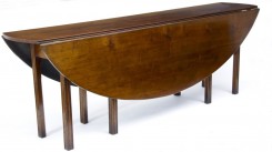 Cherry wood drop leaf table