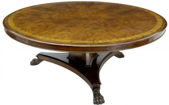 Mahogany pedestal table