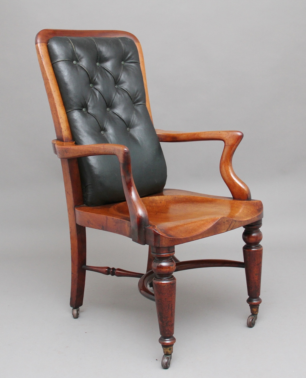 19th century heals of london library chair